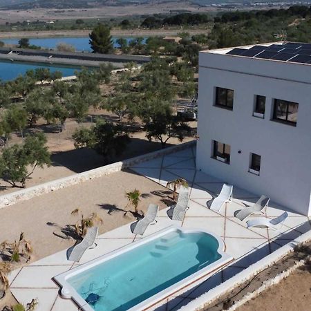Casita Del Embalse Con Encanto Biar Buitenkant foto