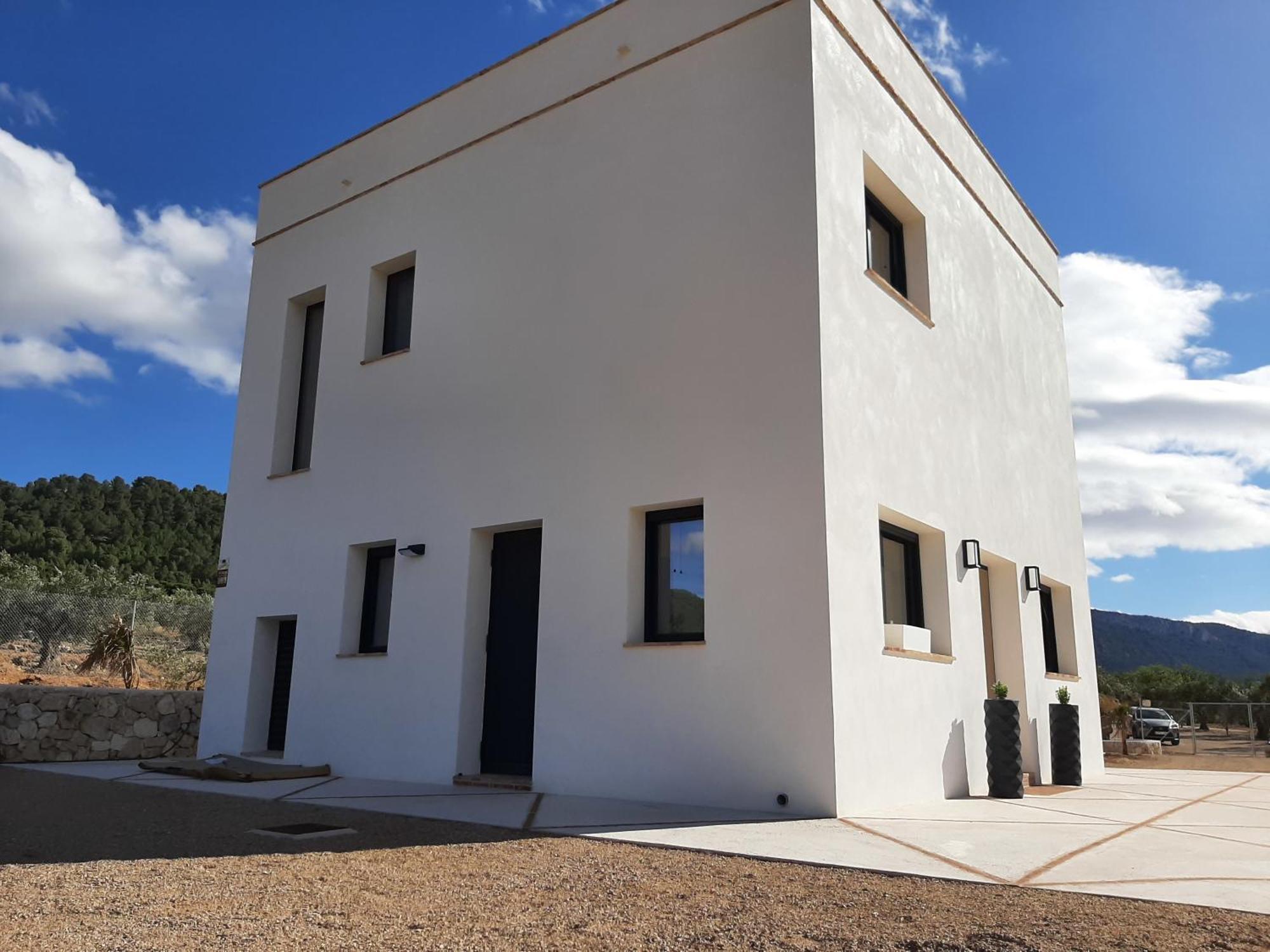 Casita Del Embalse Con Encanto Biar Buitenkant foto
